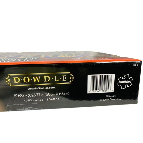 Dowdle Holiday Magic Light-Up Puzzle 500 pc Christmas Tree Santas 30 LED Sealed - Picture 9 of 11